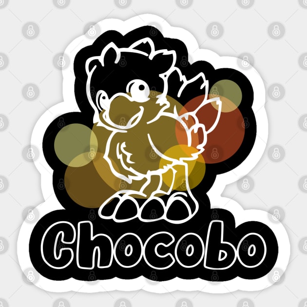 final fantasy Chocobo Sticker by batinsaja